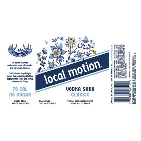 Local Motion Vodka Soda Classic