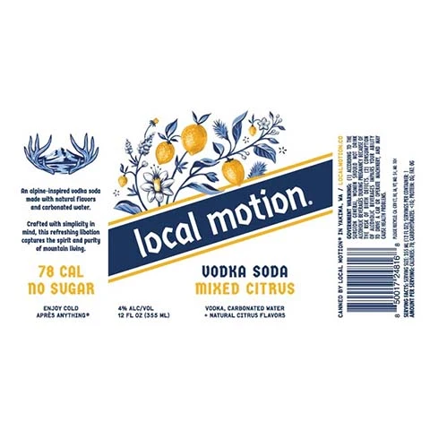 Local Motion Vodka Soda Mixed Citrus