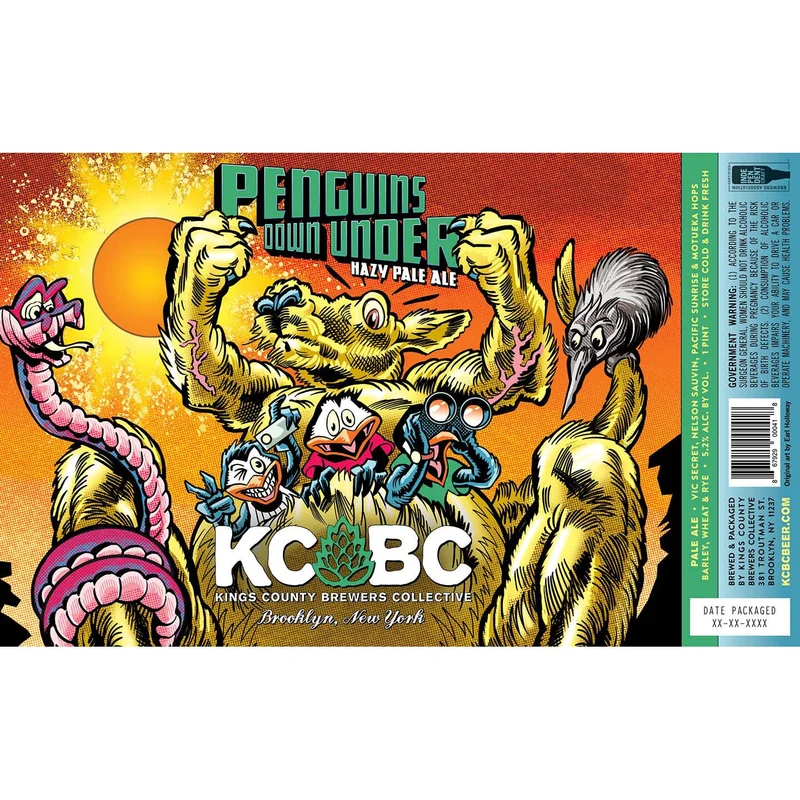 Kings County Brewers Collective Penguin Down Under Hazy Pale Ale