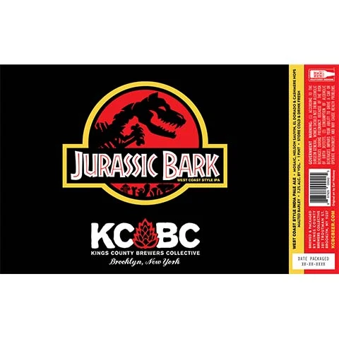 Kings County Brewers Collective Jurassic Bark IPA
