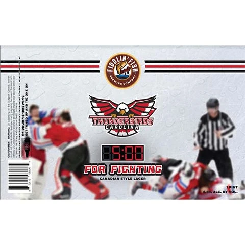 Fiddlin' Fish 5:00 For Fighting Canadian Lager