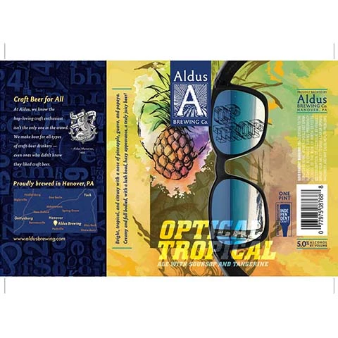 Aldus Optical Tropical Ale