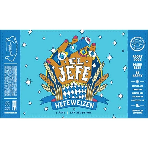 Adopted Dog El Jefe Hefeweizen Ale