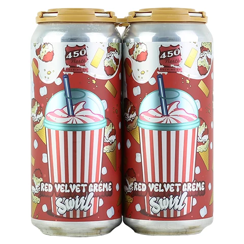 450 North Red Velvet Creme Swirl Slushy XL Sour