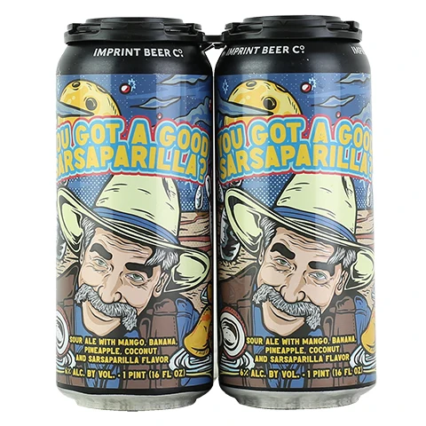Imprint Beer Co. You Got A Good Sarsaparilla? Fruited Sour (mango, banana, pineapple, coconut)