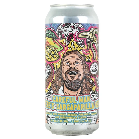 J. Wakefield Brewing Careful Man, There’s Sarsaparilla Here Smoothie Style Sour (Banana, Pineapple, Mango, Coconut)