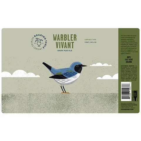 Roaring Table Warbler Vivant Dark Pub Ale