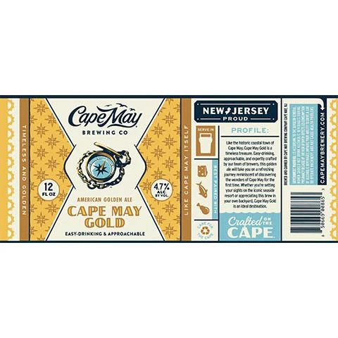 Cape May Gold Golden Ale