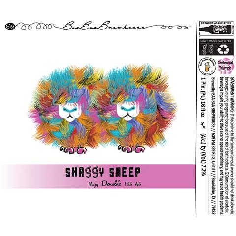 Baa Baa Shaggy Sheep Hazy Double Pale Ale