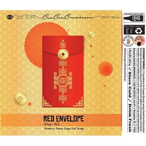 Baa Baa Red Envelope Sour Ale