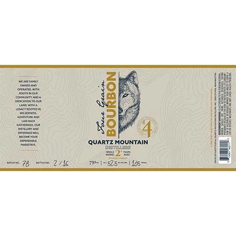 Quartz Mountain Four Grain Bourbon Whiskey