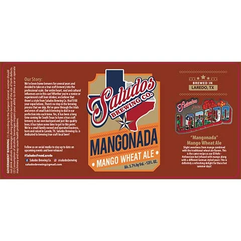 Saludos Mangonada Wheat Ale
