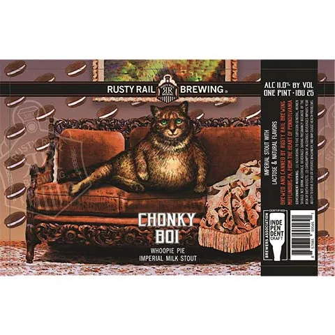 Rusty Rail Chonky Boi Imperial Milk Stout (Whoopie Pie)