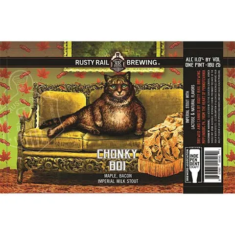 Rusty Rail Chonky Boi Imperial Milk Stout ( Maple, Bacon)
