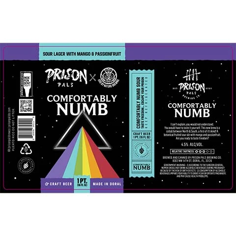 Prison Pals Comfortably Numb Sour Lager