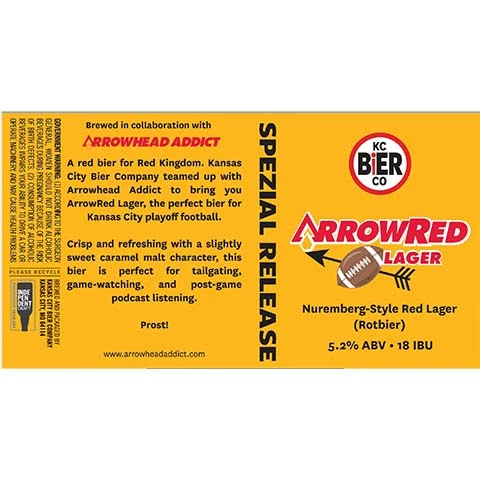 KC Bier Arrowred Red Lager