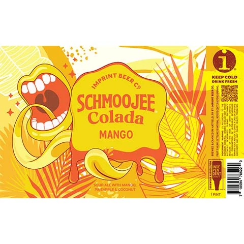 Imprint Schmoojee Colada Mango Sour Ale