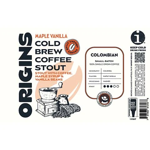 Imprint Maple Vanilla Cold Brew Coffee Stout