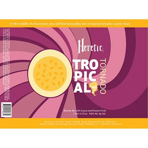 Heretic Tornado Tropical Blonde Ale