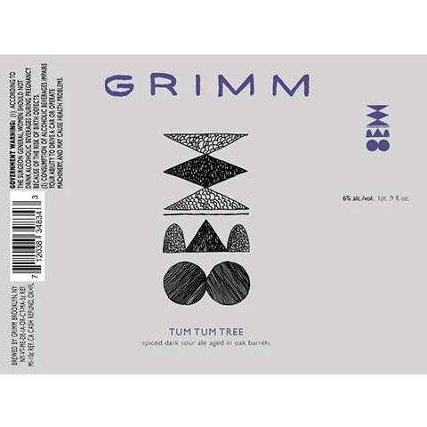 Grimm Tum Tum Tree Spiced Dark Sour Ale