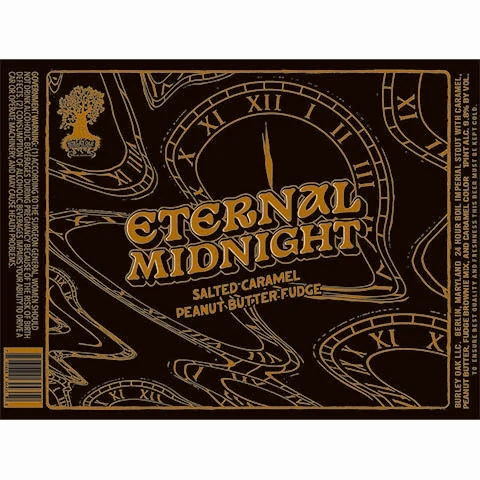 Burley Oak Eternal Midnight Salted Caramel Peanut Butter Fudge Imperial Stout