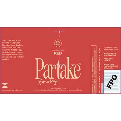 Partake Red (Non-Alcoholic)