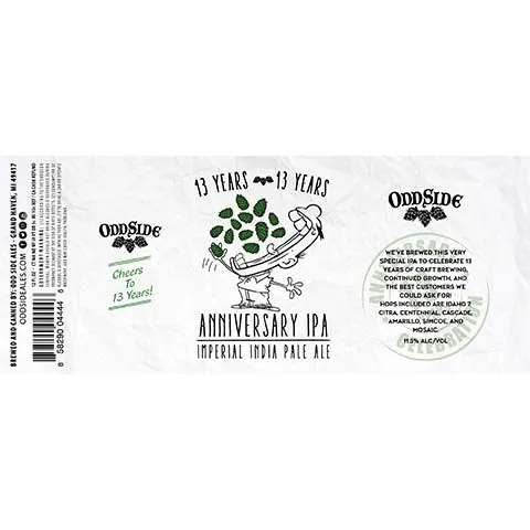 Odd Side Ales Anniversary Imperial IPA