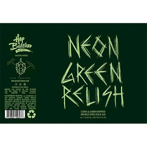 Hop Butcher Neon Green Relish DIPA