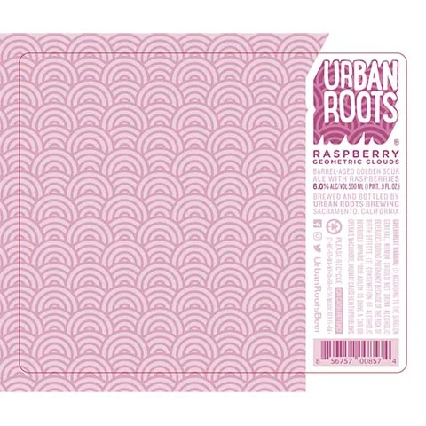 Urban Roots Raspberry Geometric Clouds Golden Sour Ale