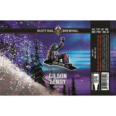 Rusty Rail Gilson Sendy Hazy Sesh IPA