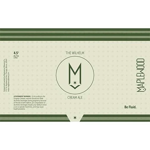 Maplewood The Wilhelm Cream Ale