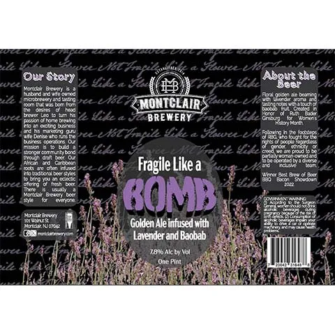 Montclair Fragile Like A Bomb Golden Ale