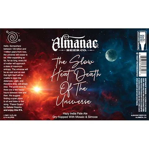 Almanac The Slow Heat Death Of The Universe Hazy IPA