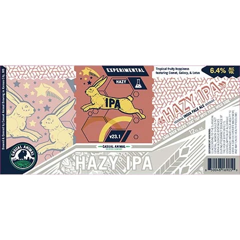 Casual Animal Experimental Hazy IPA