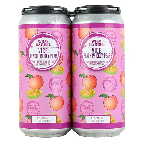 Wild Barrel Vice Peach Prickly Pear Sour