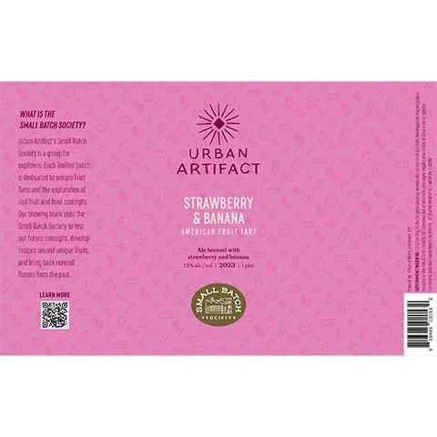 Urban Artifact Strawberry & Banana Fruit Tart Ale
