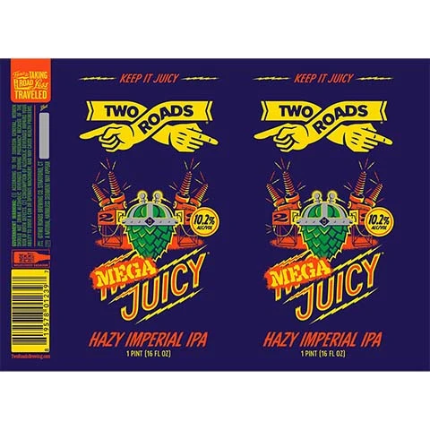 Two Roads Mega Juicy Hazy IPA