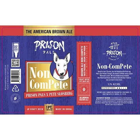 Prision Pals Non-ComPete Brown Ale