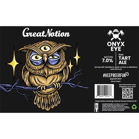 Great Notion Onyx Eye Tart Ale