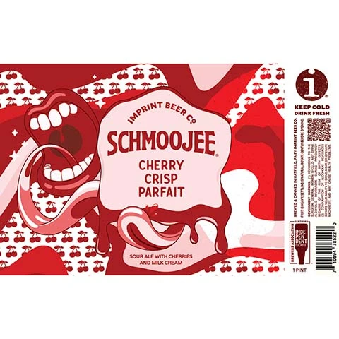 Imprint Beer Schmoojee Cherry Crisp Parfait Sour Ale