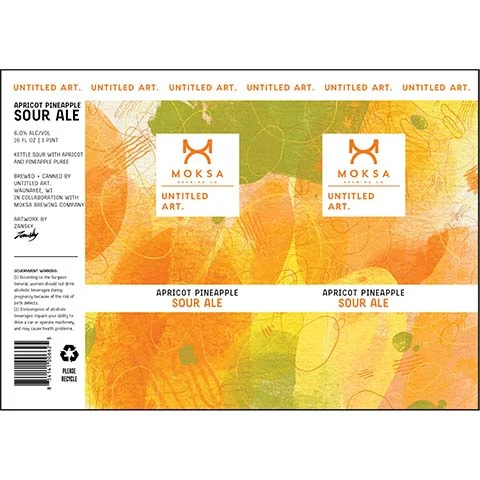 Untitled Art Apricot Pineapple Sour Ale