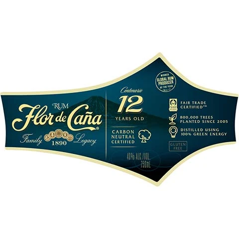 Flor de Cana Centenario 12 Years Old Rum