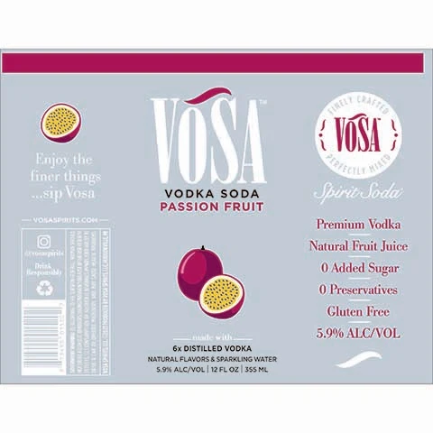 Vosa Passion Fruit