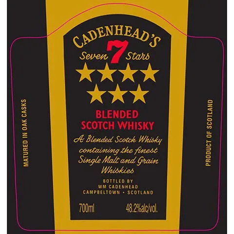 Cadenhead's Seven Stars 30 yr Cask Strength Blended Scotch Whisky