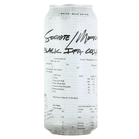 Societe/Moonlight Black IPA Collab