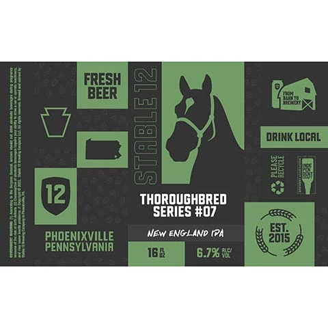 Stable 12 Thoroughbred Series #07 Hazy IPA