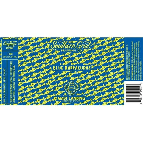 Southern Grist Blue Barracudas Sour Ale