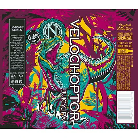 Ninkasi Velocihoptor Juicy IPA