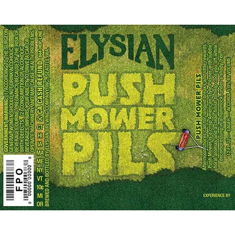 Elysian Push Mower Pils