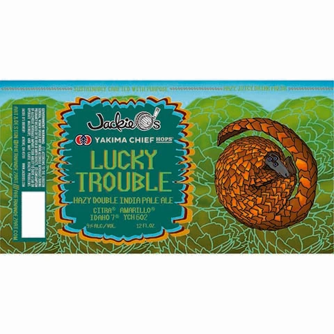 Jackie O's Lucky Trouble Hazy DIPA